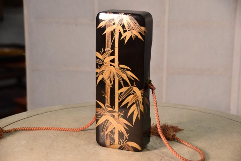 Japanese Maki-E Lacquer Box Width:245mm
