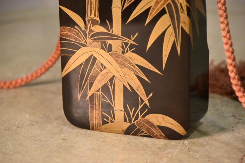 Japanese Maki-E Lacquer Box Width:245mm - Image 3
