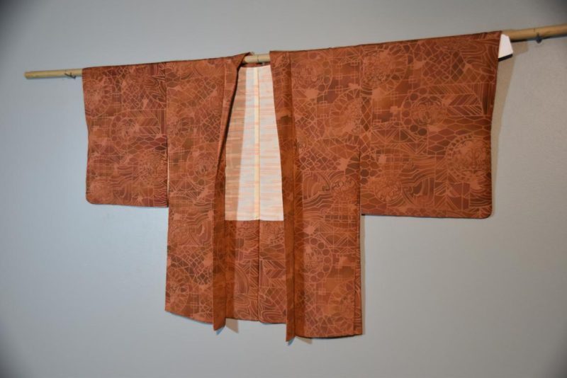 Vintage Japanese Silk Jacket Haori - Image 6