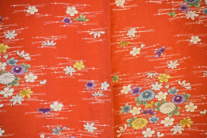 Japanese Vintage Silk Kimono - Image 2
