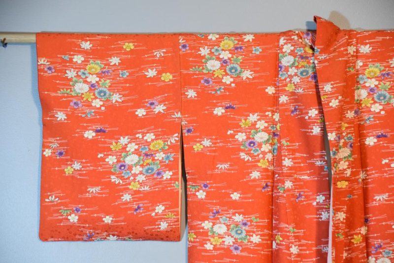 Japanese Vintage Silk Kimono - Image 7