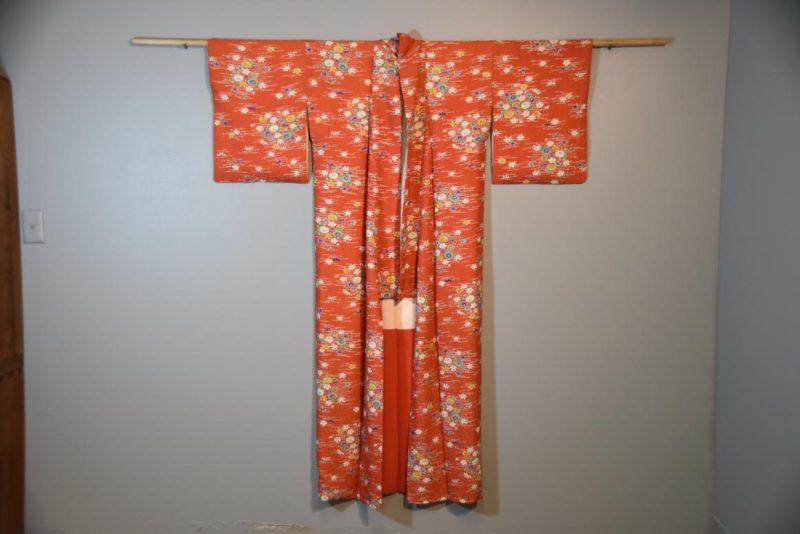 Japanese Vintage Silk Kimono - Image 6