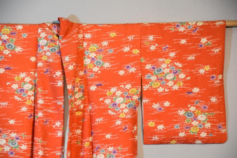 Japanese Vintage Silk Kimono - Image 4