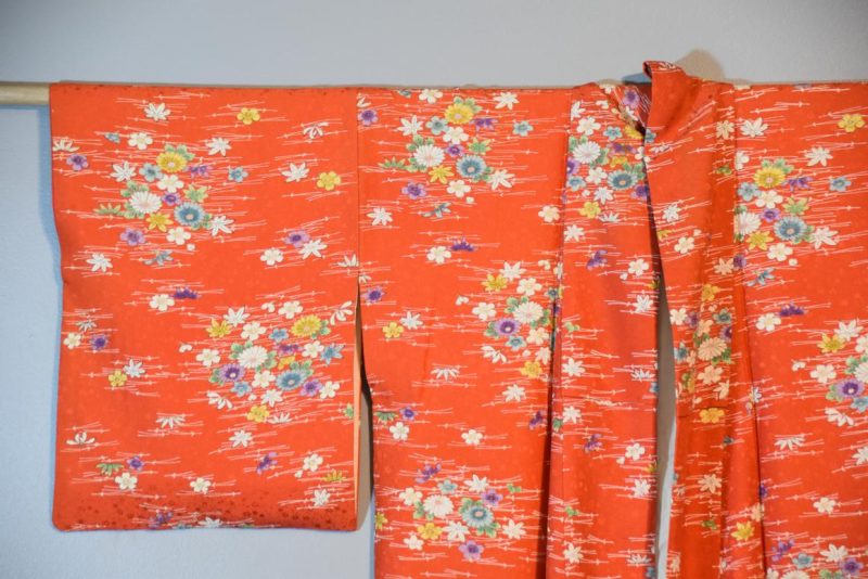 Japanese Vintage Silk Kimono - Image 3