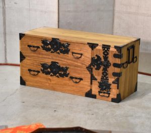 Japanese Antique Low Chest Width:1045mm