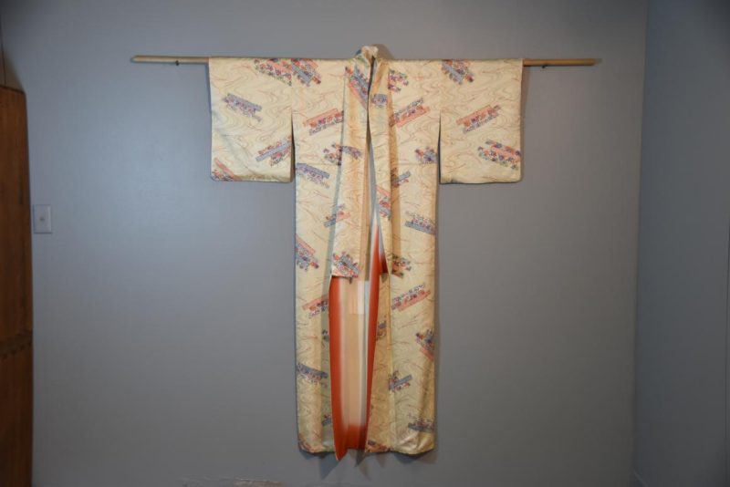 Japanese Vintage Silk Kimono - Image 6