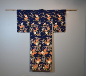 Japanese Vintage Silk Kimono