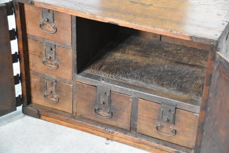 Edo Period Merchant Chest Width:810mm - Image 7