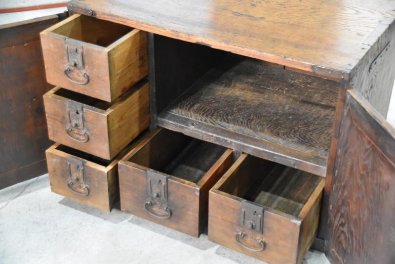 Edo Period Merchant Chest Width:810mm - Image 6