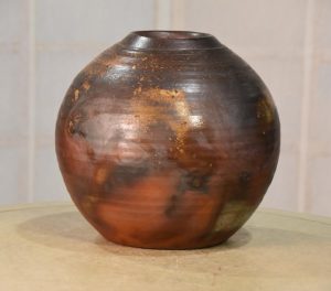 Bizen Pottery Vase Width:230mm