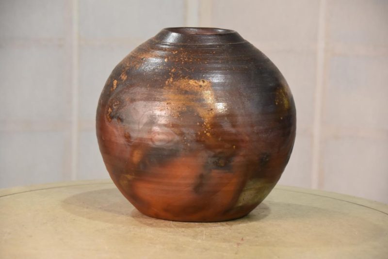 Bizen Pottery Vase Width:230mm