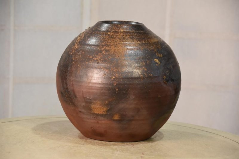 Bizen Pottery Vase Width:230mm - Image 7