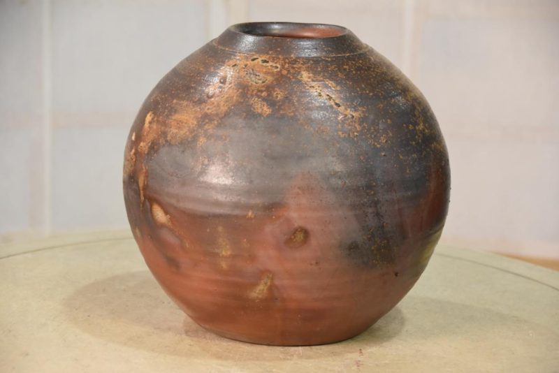 Bizen Pottery Vase Width:230mm - Image 6