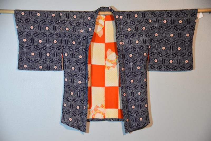 Vintage Silk Haori Jacket - Image 2
