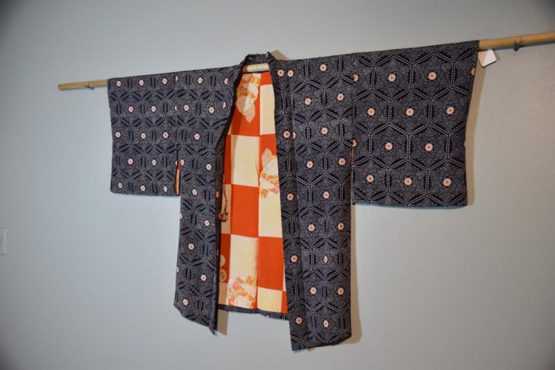 Vintage Silk Haori Jacket - Image 4
