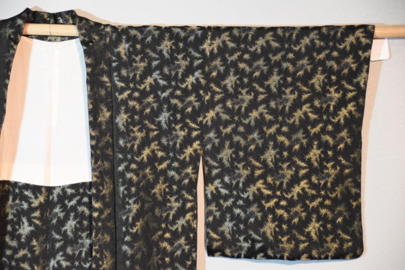 Vintage Metallic Thread Haori Jacket - Image 7