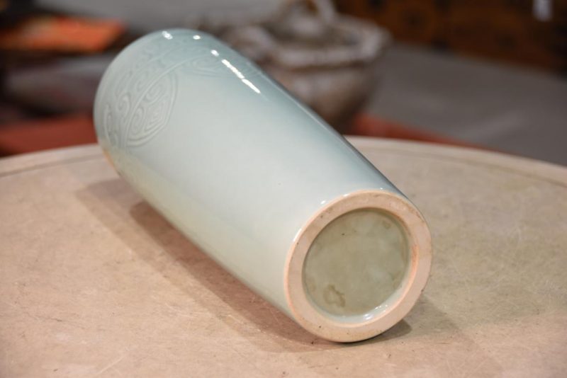 Seiji (Celadon) Vase Width:120mm - Image 3