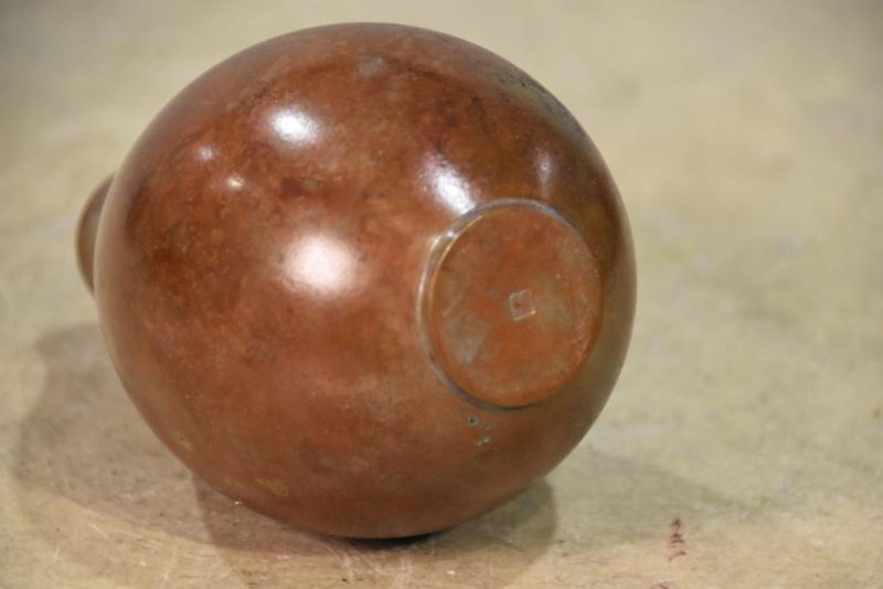 Murashido Bronze Vase Width:85mm - Image 4