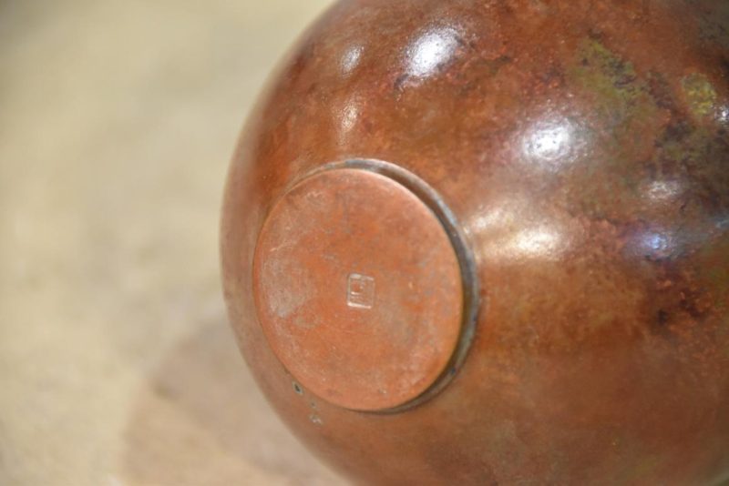 Murashido Bronze Vase Width:85mm - Image 3