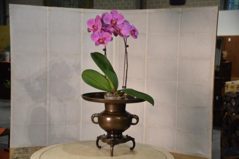 Japanese Bronze Usubata Vase Width:300mm - Image 6