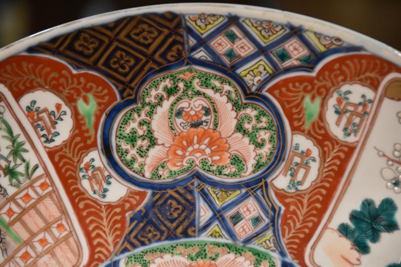 Coloured Imari Plate Width:405mm - Image 8