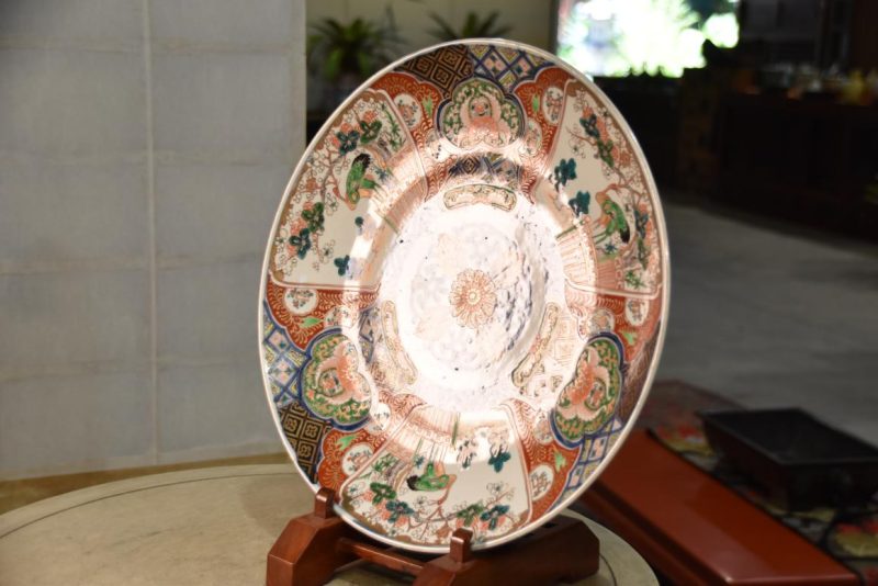 Coloured Imari Plate Width:405mm - Image 6