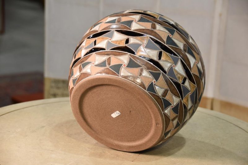 Contemporary Japanese Vase by Mokoyama Fumiya (B1960) Width:240mm - Image 8