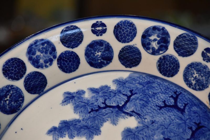 Blue and White Porcelain Plate Width:480mm - Image 2