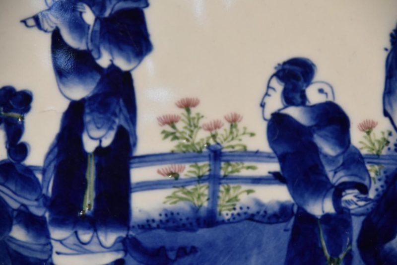 Blue and White Porcelain Plate Width:480mm - Image 7