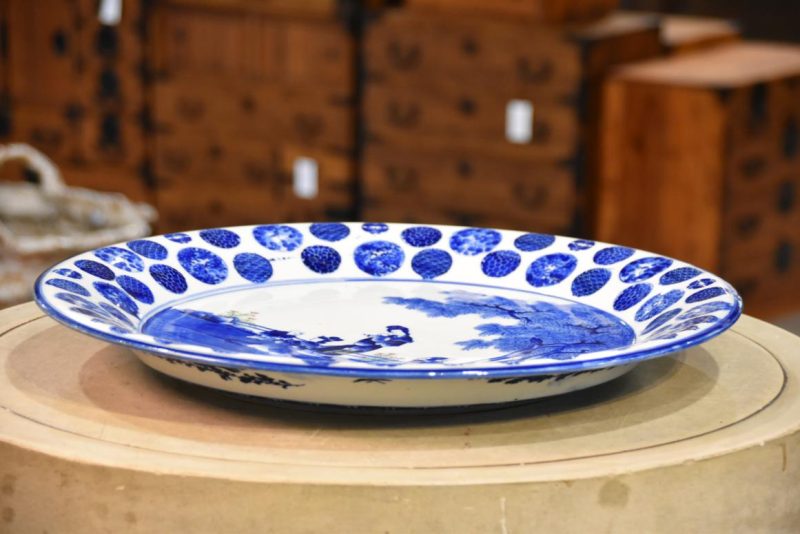 Blue and White Porcelain Plate Width:480mm - Image 4
