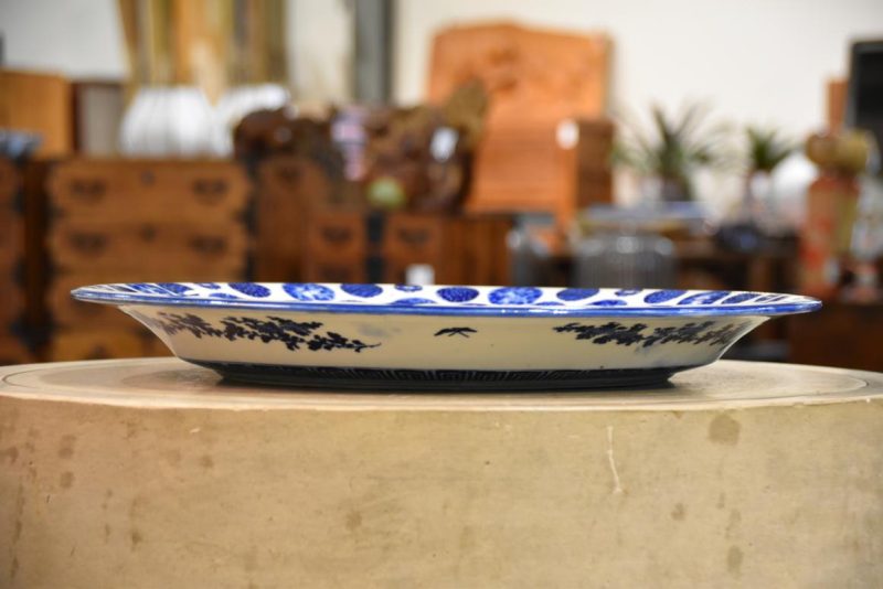 Blue and White Porcelain Plate Width:480mm - Image 3