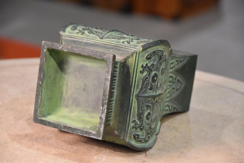 Japanese Bronze Vase Width:130mm - Image 5