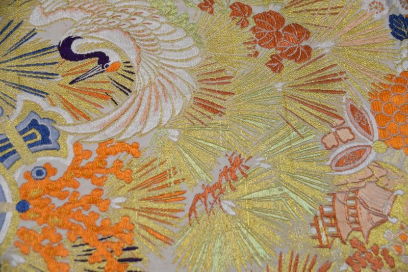 Japanese Vintage Maru Obi Table Runner Width:4000mm - Image 8
