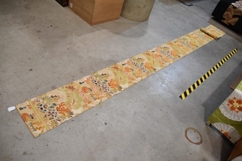 Japanese Vintage Maru Obi Table Runner Width:4000mm - Image 5