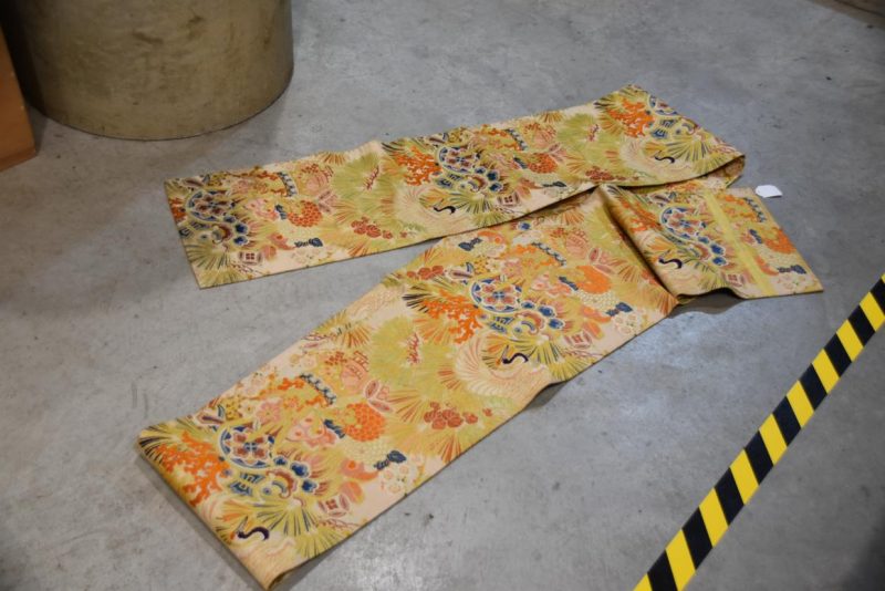 Japanese Vintage Maru Obi Table Runner Width:4000mm - Image 4