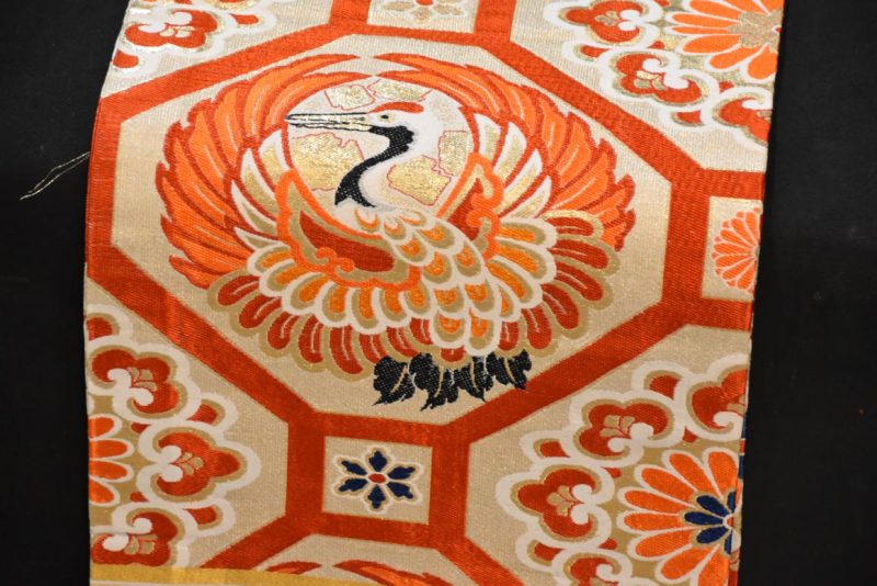 Japanese Vintage Maru Obi Table Runner Width:4000mm - Image 2