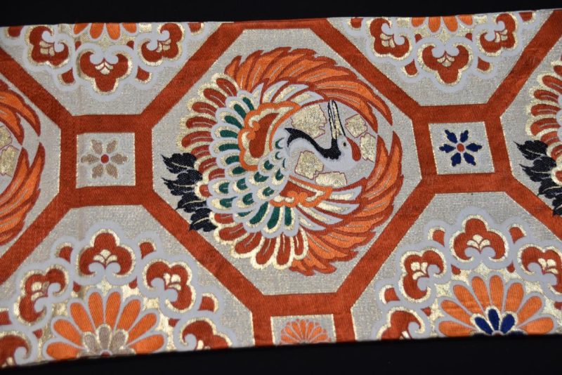 Japanese Vintage Maru Obi Table Runner Width:4000mm - Image 8