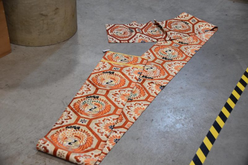 Japanese Vintage Maru Obi Table Runner Width:4000mm - Image 4