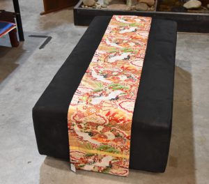 Japanese Vintage Maru Obi Table Runner Width:4000mm