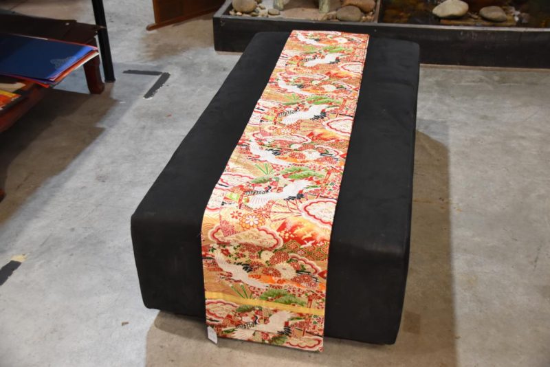 Japanese Vintage Maru Obi Table Runner Width:4000mm