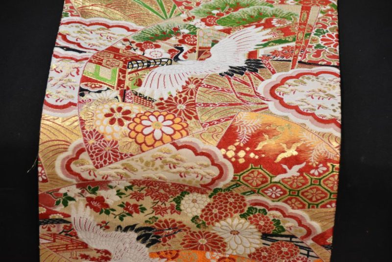 Japanese Vintage Maru Obi Table Runner Width:4000mm - Image 2