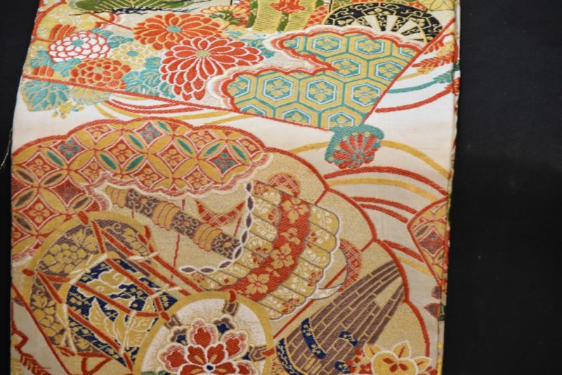 Japanese Vintage Maru Obi Table Runner Width:4000mm - Image 8