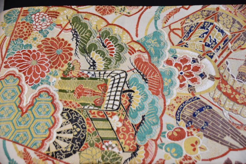 Japanese Vintage Maru Obi Table Runner Width:4000mm - Image 7