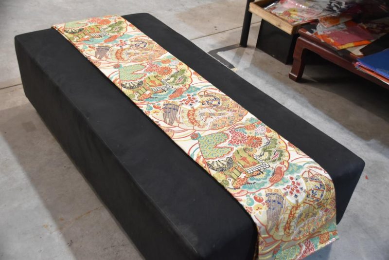 Japanese Vintage Maru Obi Table Runner Width:4000mm - Image 5