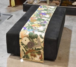 Maru Obi Sash with Phoenix Design Width:4000mm