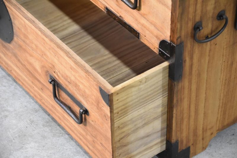 Antique Clothing Chest (2 Sections) Width:960mm - Image 7