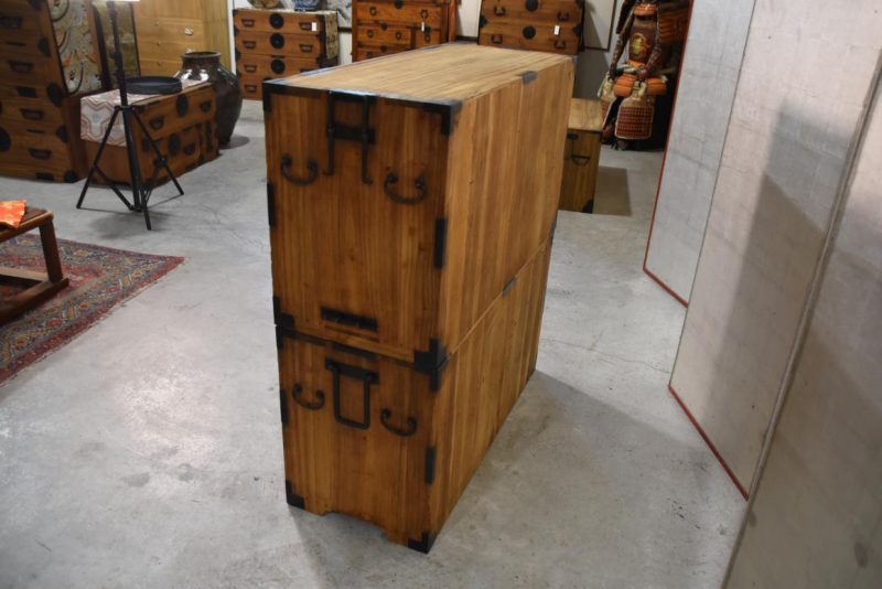 Antique Clothing Chest (2 Sections) Width:960mm - Image 6