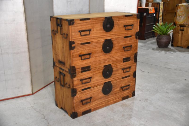 Antique Clothing Chest (2 Sections) Width:960mm - Image 5