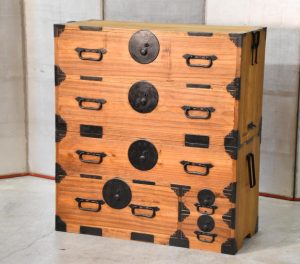 Antique Clothing Chest (2Sections) Width:970mm