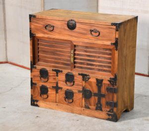 Japanese Elm Merchants Chest Width:770mm